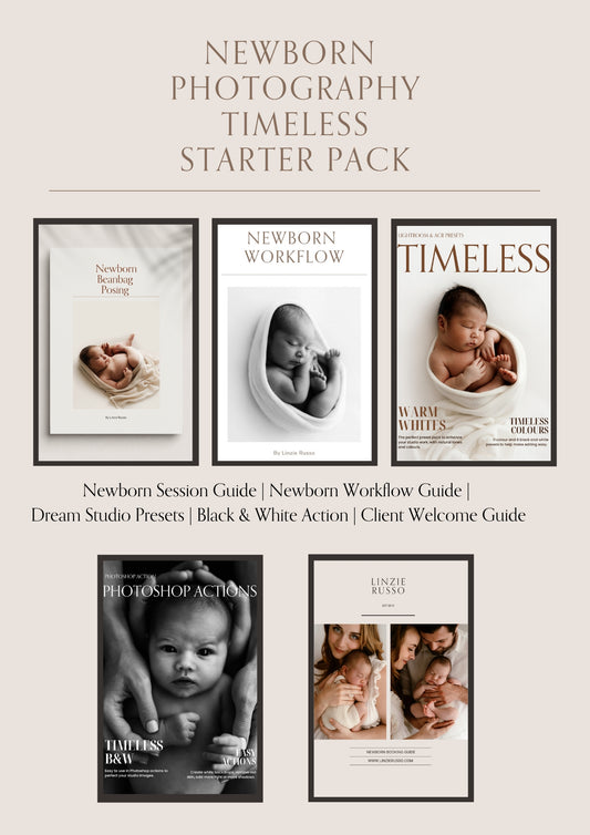Newborn Photography Timeless Starter Pack