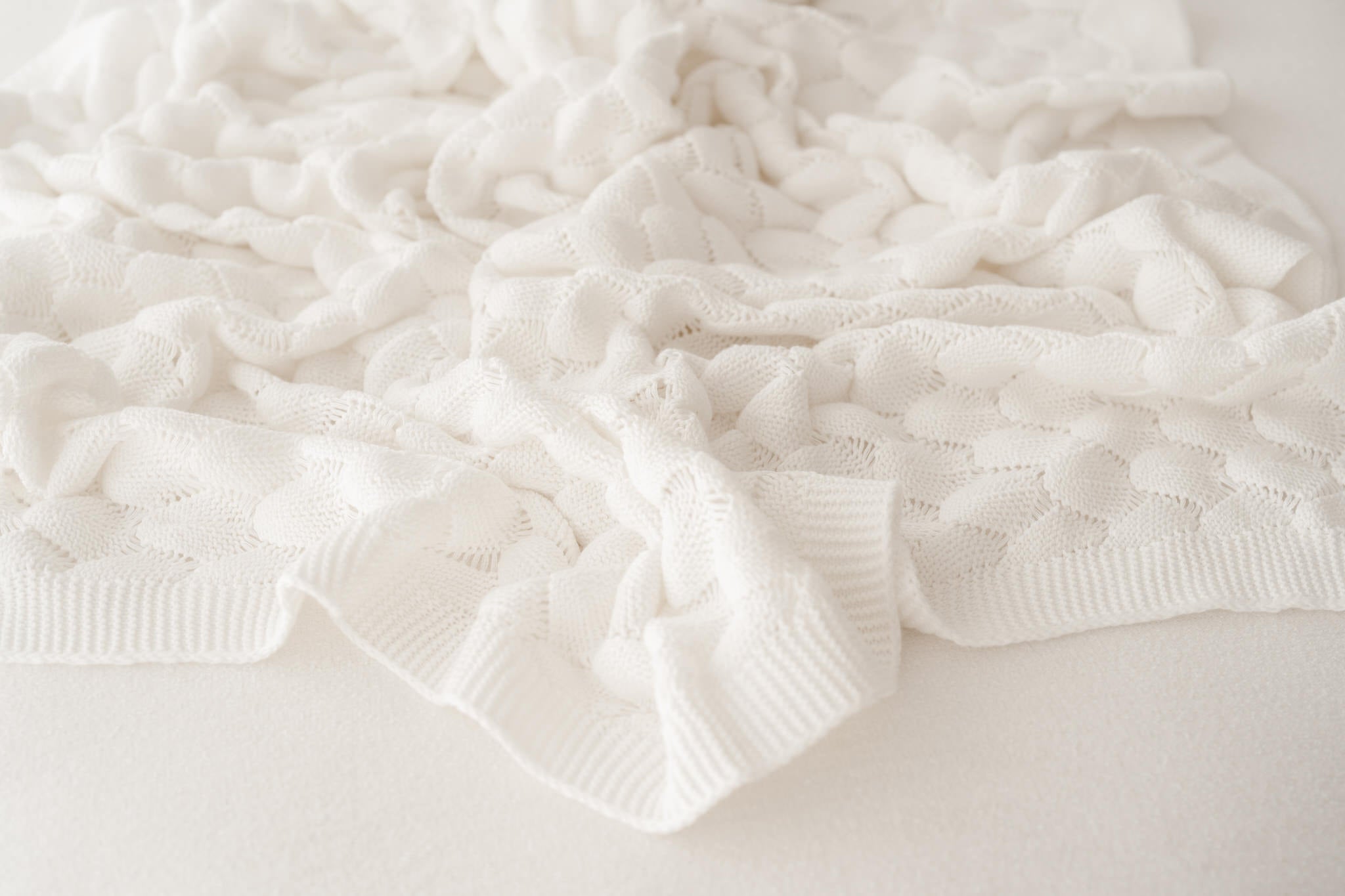 Lily Blanket - newborn posing blanket close-up detail