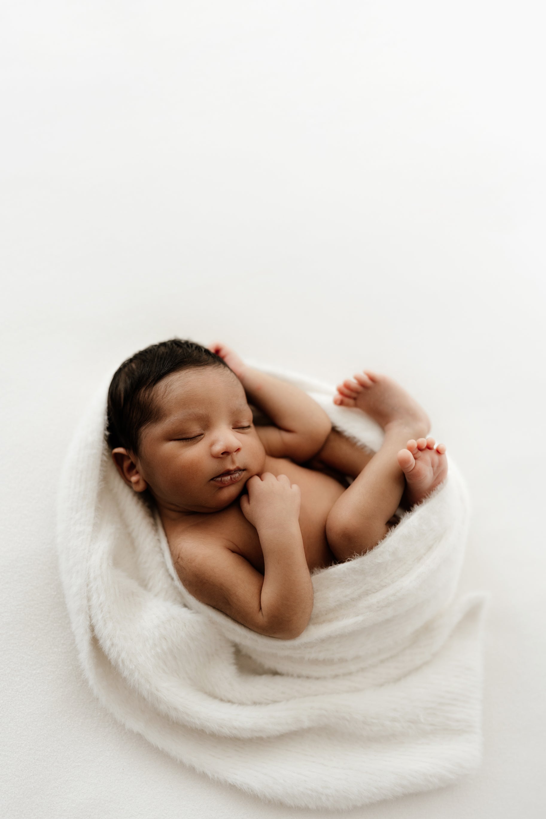 The Timeless Drop - Newborn Photography Posing Beanbag Drop