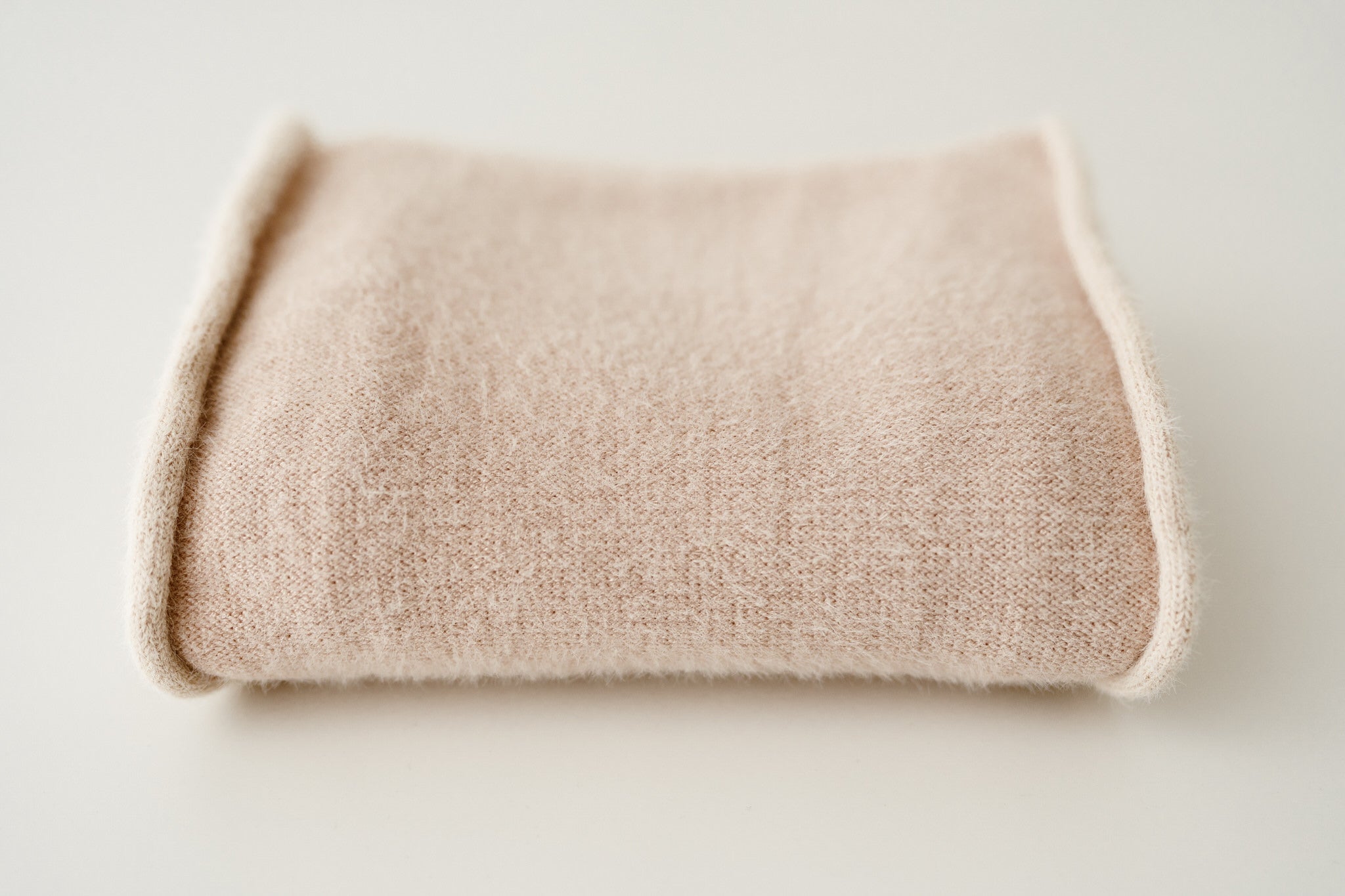 The Dusky Plush Wrap - Newborn Posing Wrap - folded close up