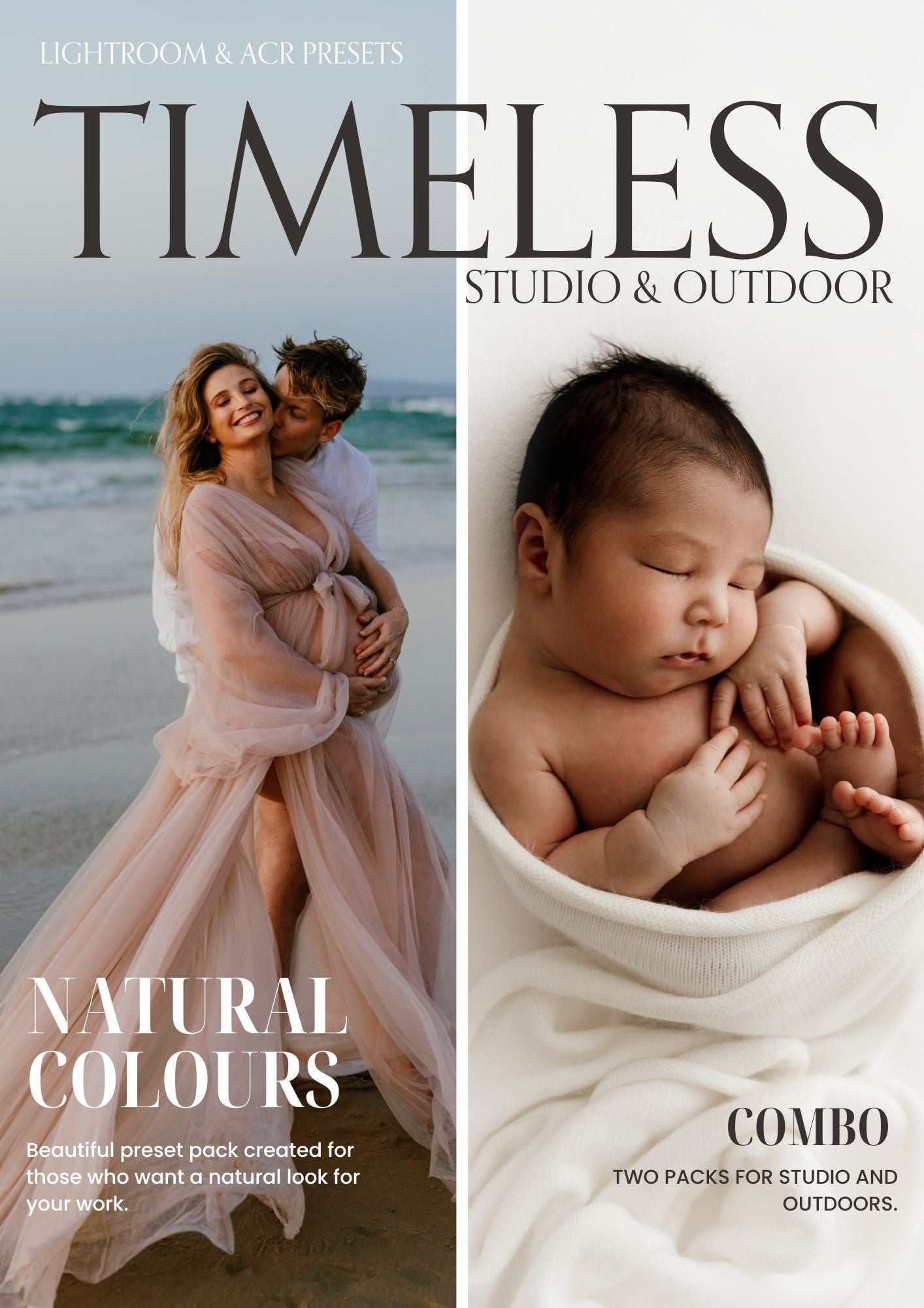 Lightroom & ACR Presets - Timeless Studio and Outdoor Pack
