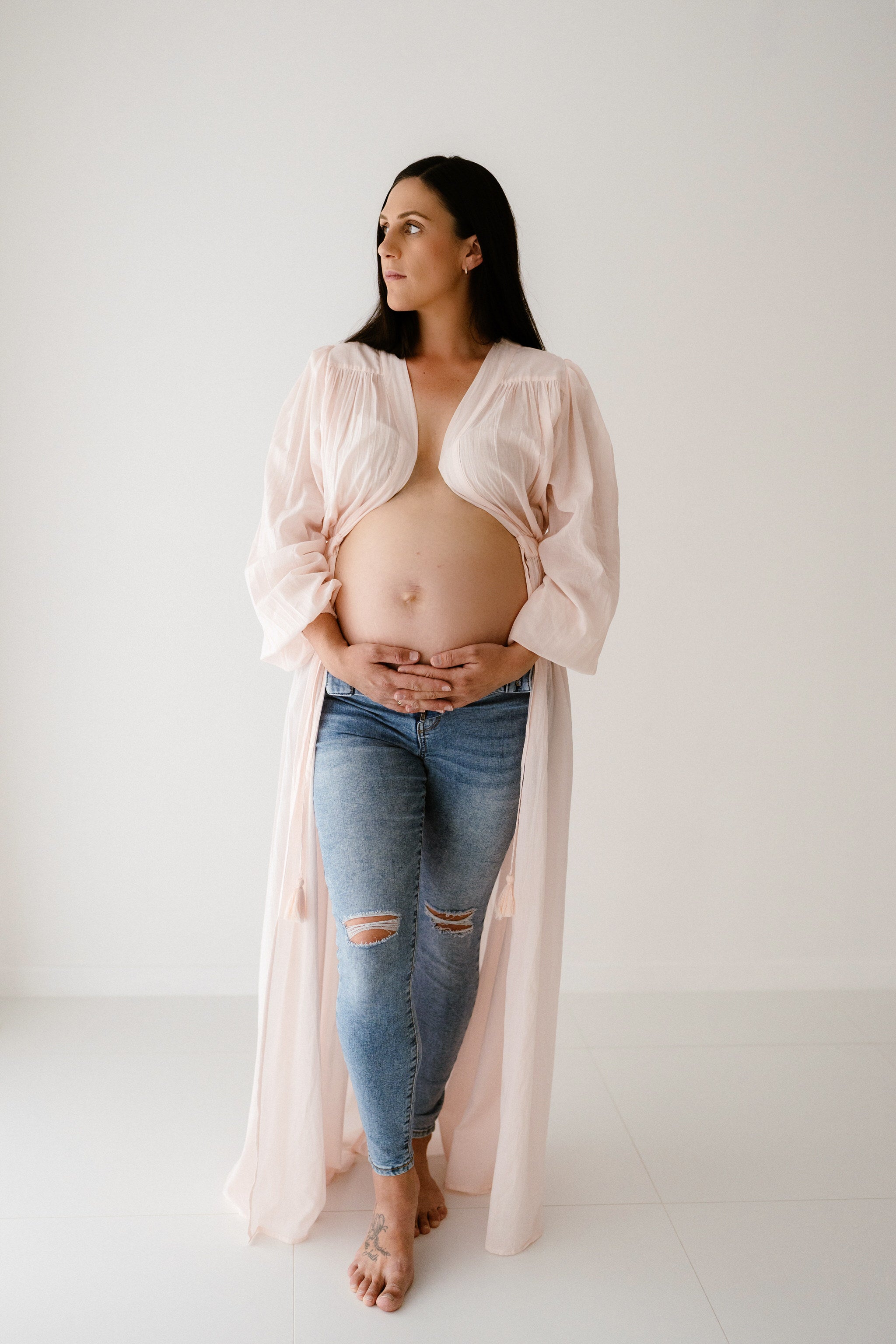 Lotus Gown - Client Wardrobe / Maternity Dress