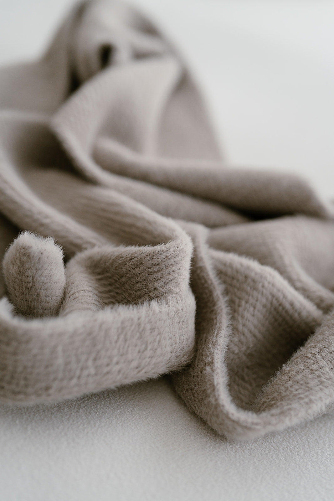 Taupe Wrap newborn photo prop