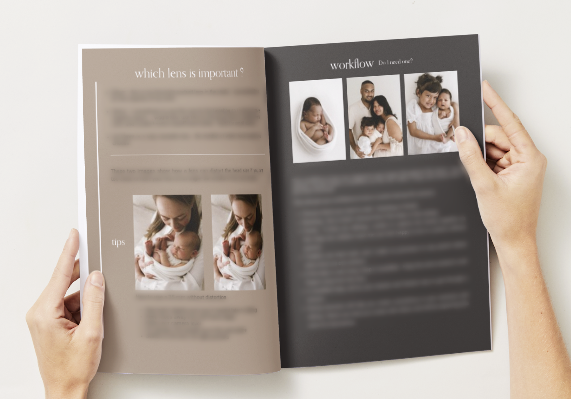 Natural Newborn Family Posing eBook