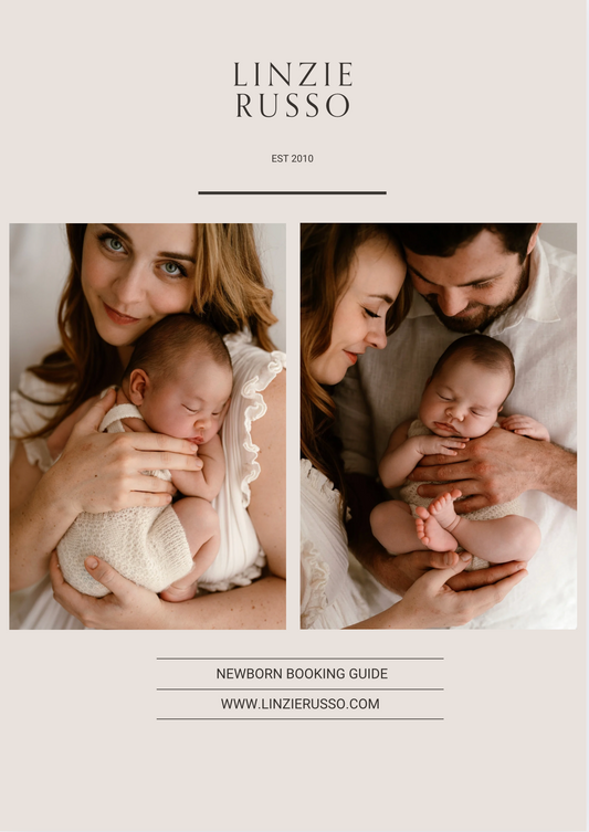 Newborn Welcome Guide Canva Template PDF